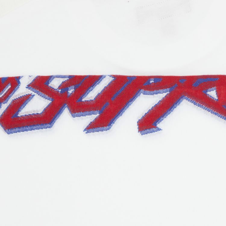 Supreme Racing Intarsia Long Sleeve Top White