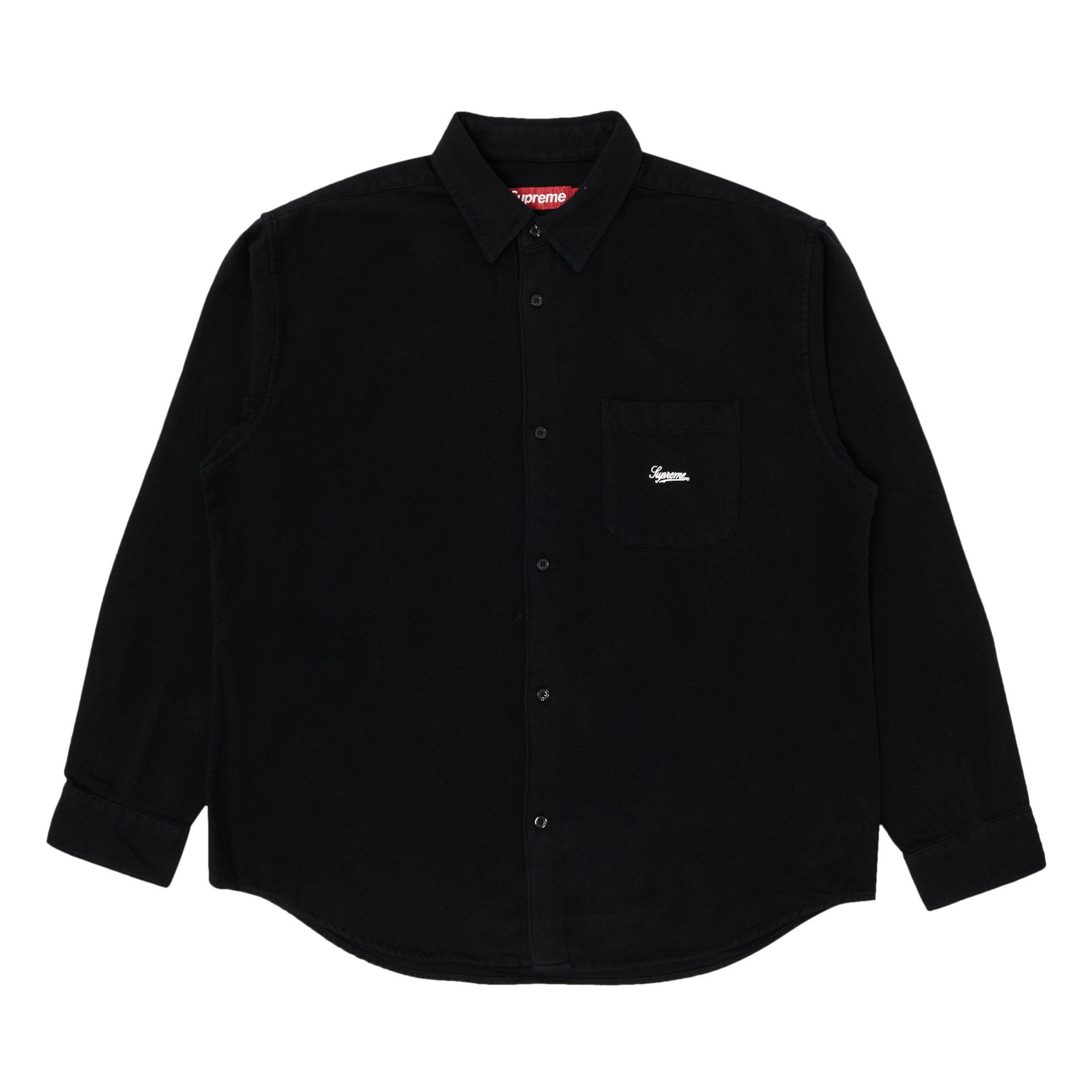 Buy Supreme Flannel Shirt 'Black' - FW23S10 BLACK | GOAT