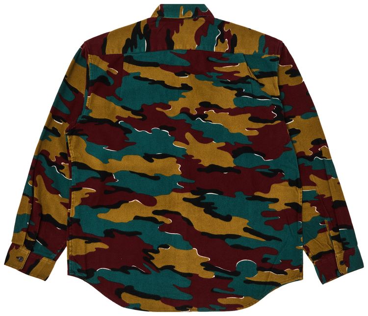 Supreme Flannel Shirt Camo