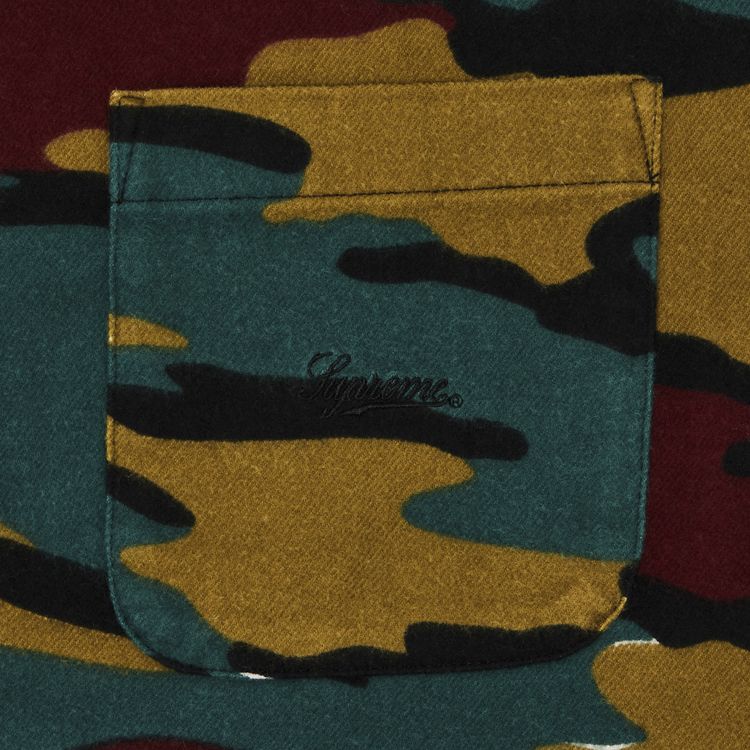 Supreme Flannel Shirt Camo