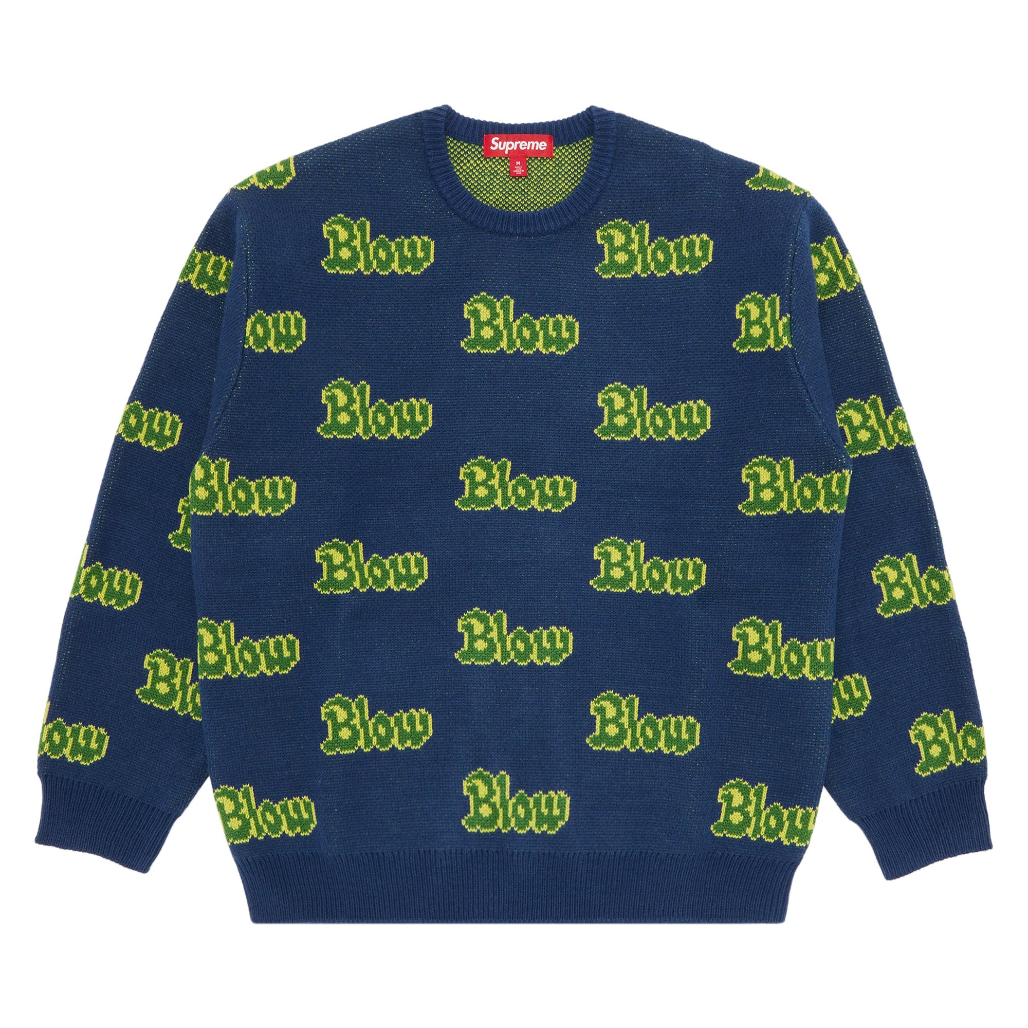 Buy Supreme Blow Sweater 'Navy' - FW23SK51 NAVY | GOAT