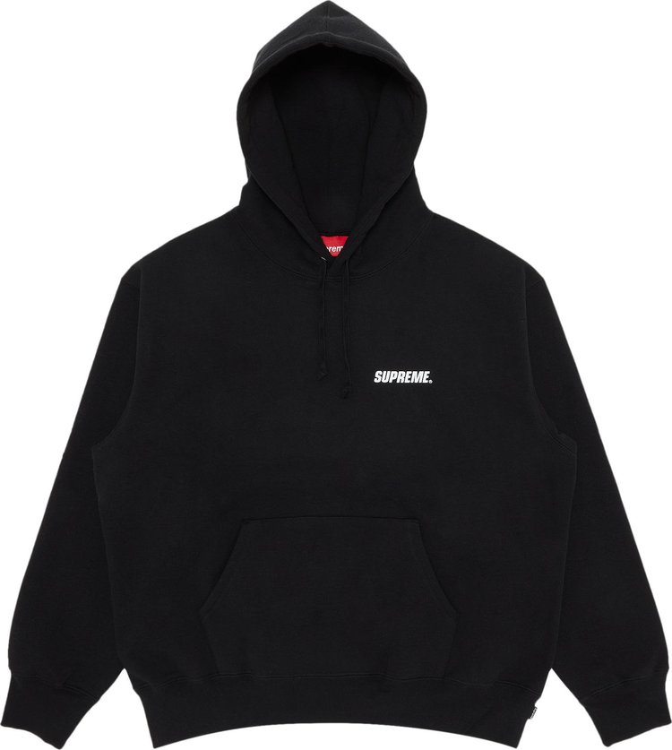 Buy Supreme Crown Hooded Sweatshirt 'Black' - FW23SW116 BLACK | GOAT