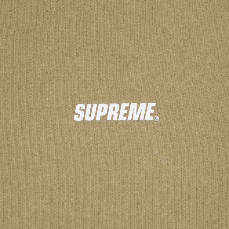 Supreme Crown Hooded Sweatshirt Dark Sand