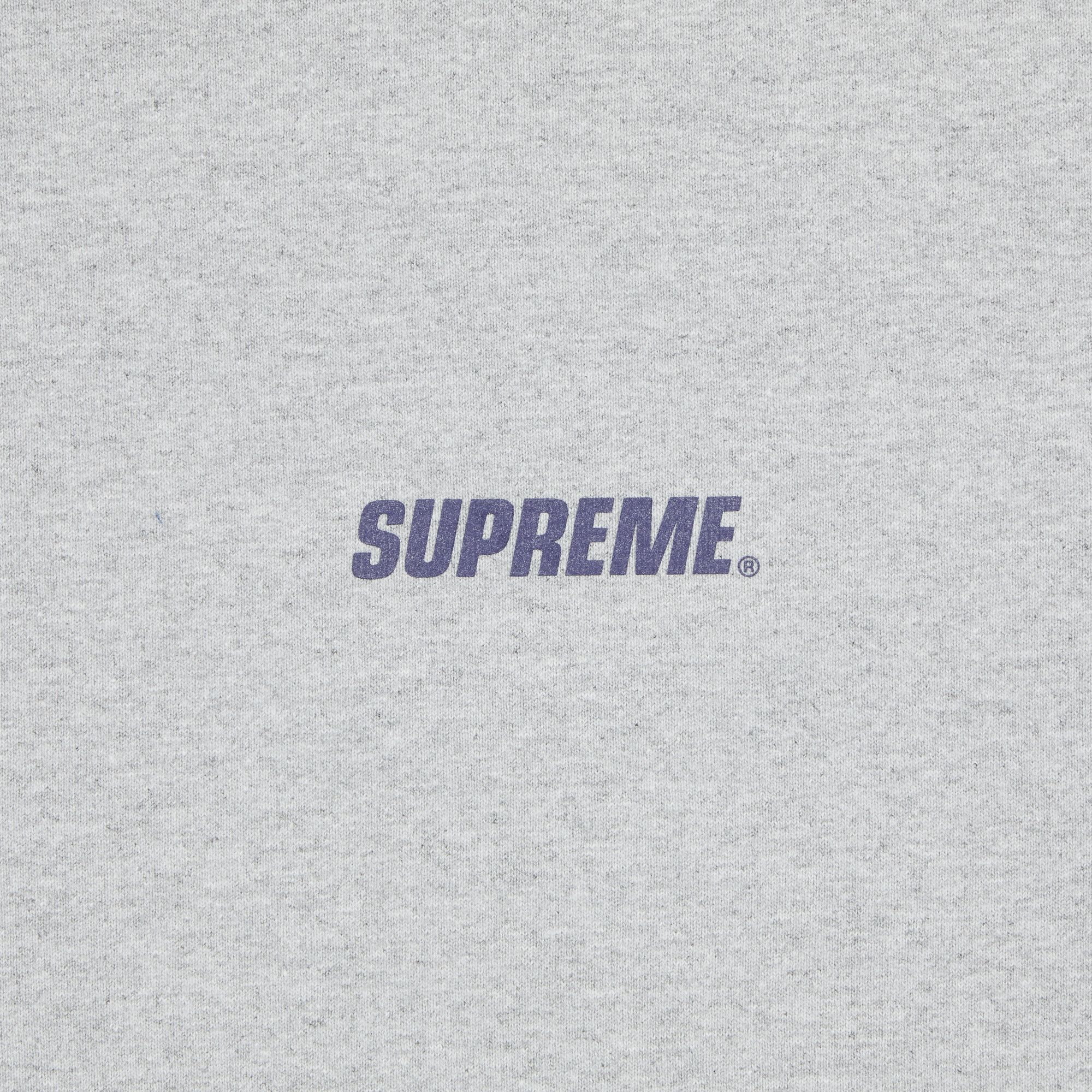 Buy Supreme Crown Hooded Sweatshirt 'Heather Grey