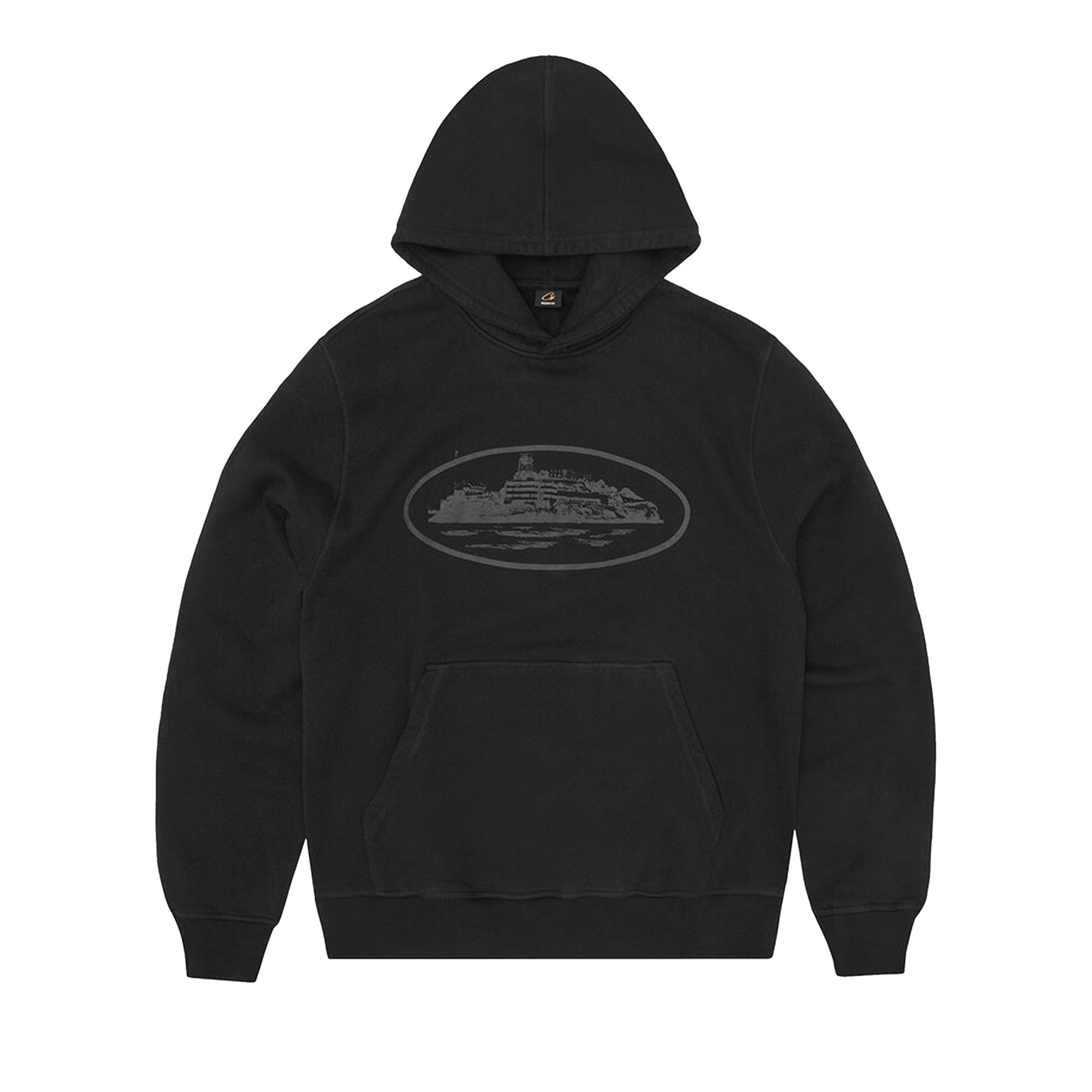 Corteiz Alcatraz Hoodie V2 'Triple Black'