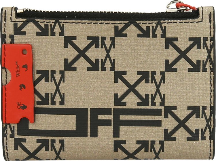 Off White Monogram Wallet Brown