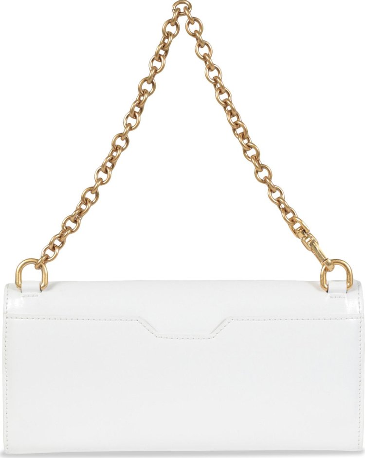 Off White Jitney Chain Wallet White