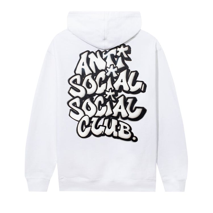Anti Social Social Club x Polo Cutty Slauson Superman Hoodie White
