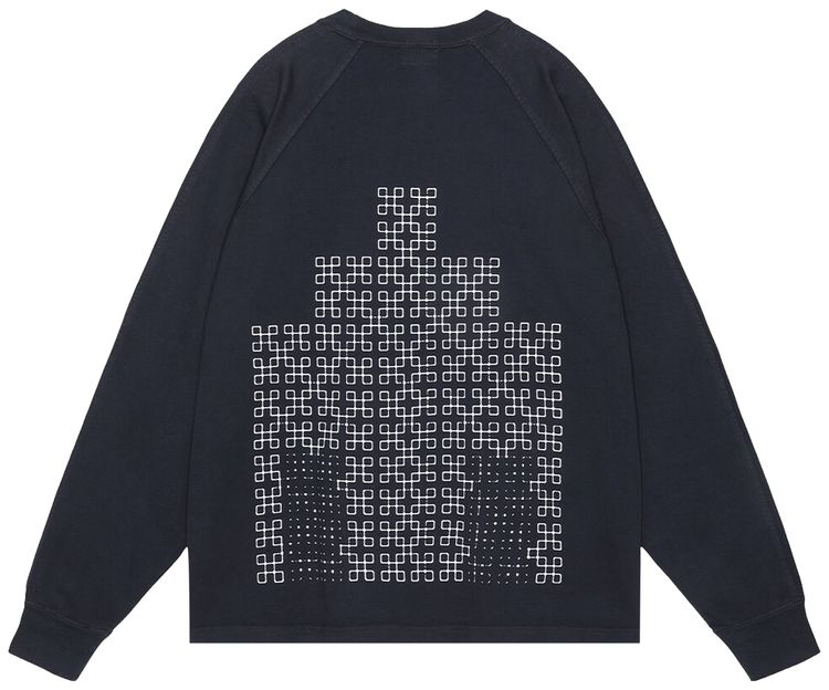 Cav Empt Overdye Raglan Heavy Long Sleeve Tee Black