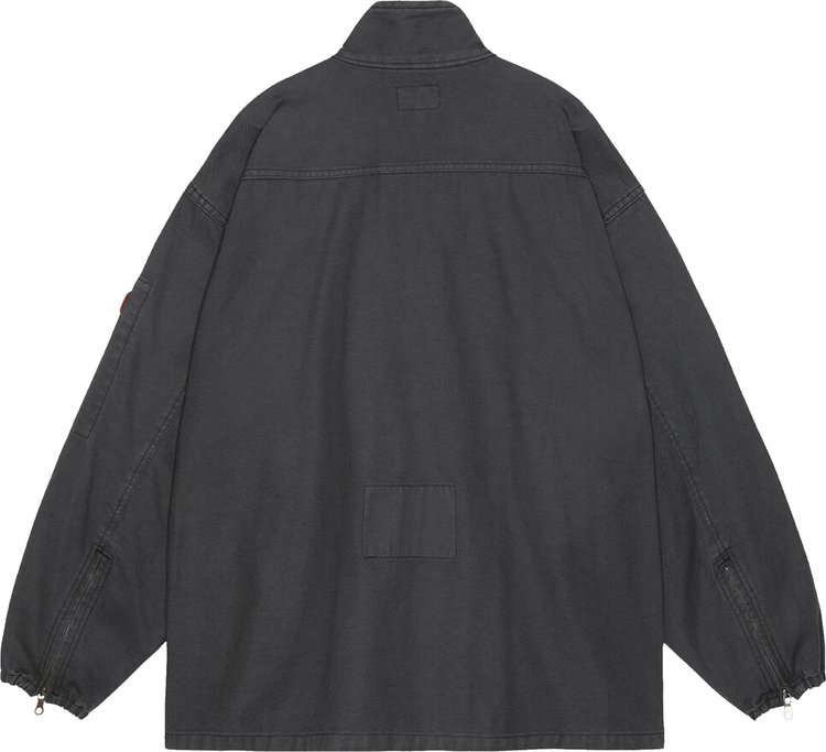 Cav Empt Overdye Zip BDU Jacket Charcoal