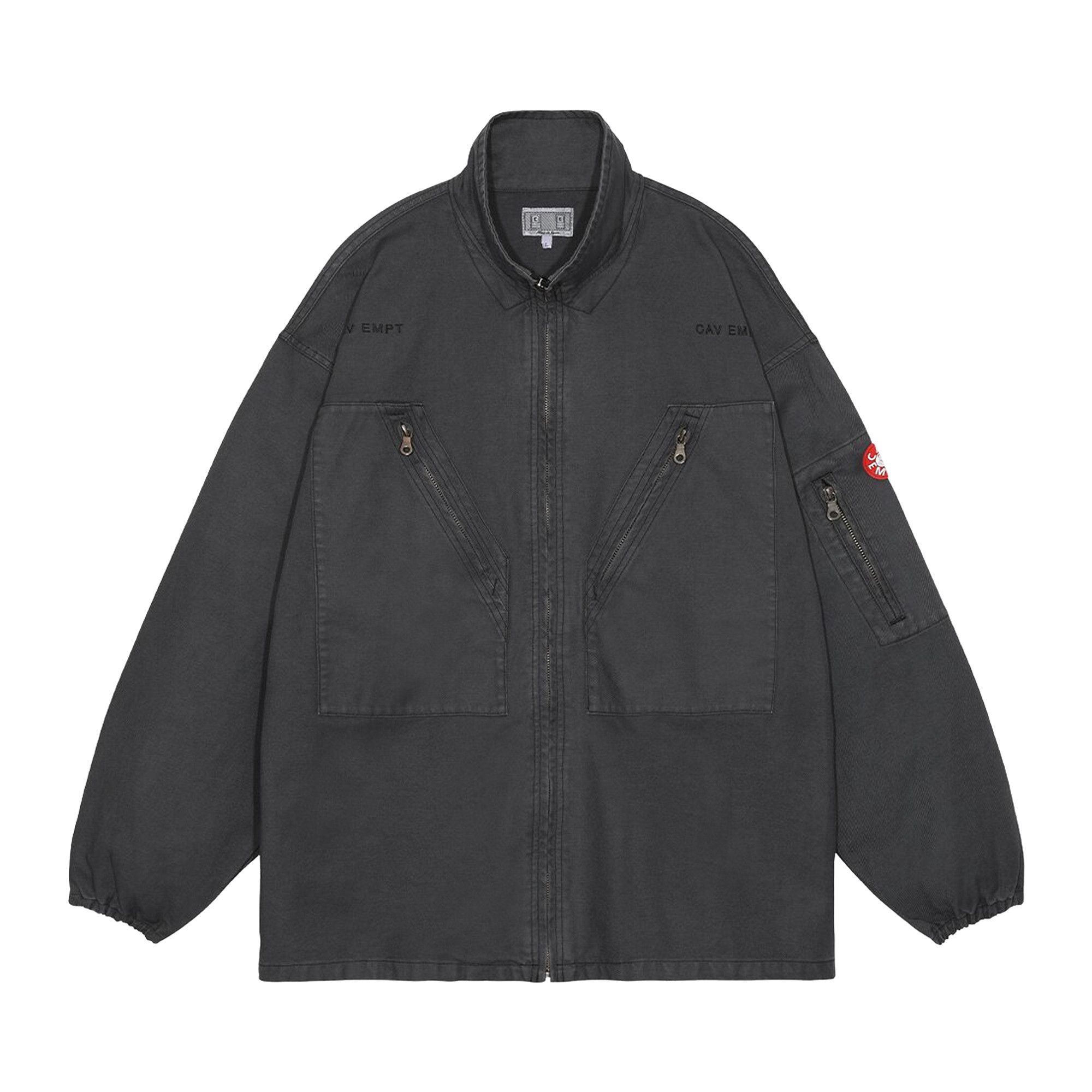 Buy Cav Empt Overdye Zip BDU Jacket Charcoal CES24JK18 CHAR GOAT SA