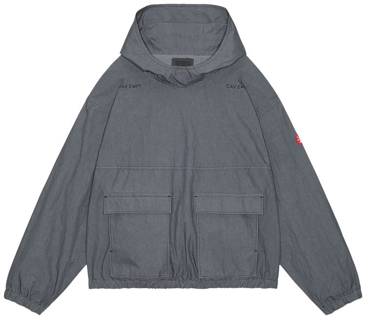 Cav Empt Overdye CN Pullover Hoodie Grey