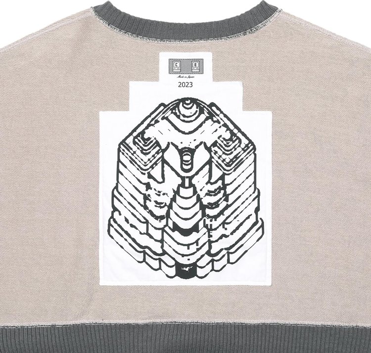 Cav Empt Wide Rib Crewneck 2 Grey