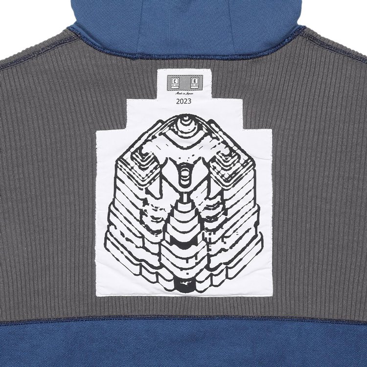 Cav Empt Wide Rib Cut Heavy Hoodie 2 Navy