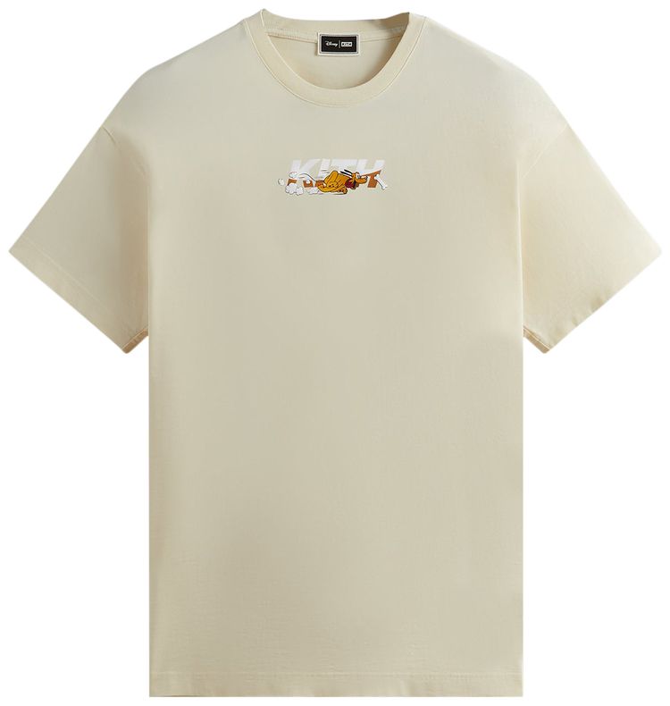 Kith For Mickey  Friends Pluto Vintage Tee Sandrift