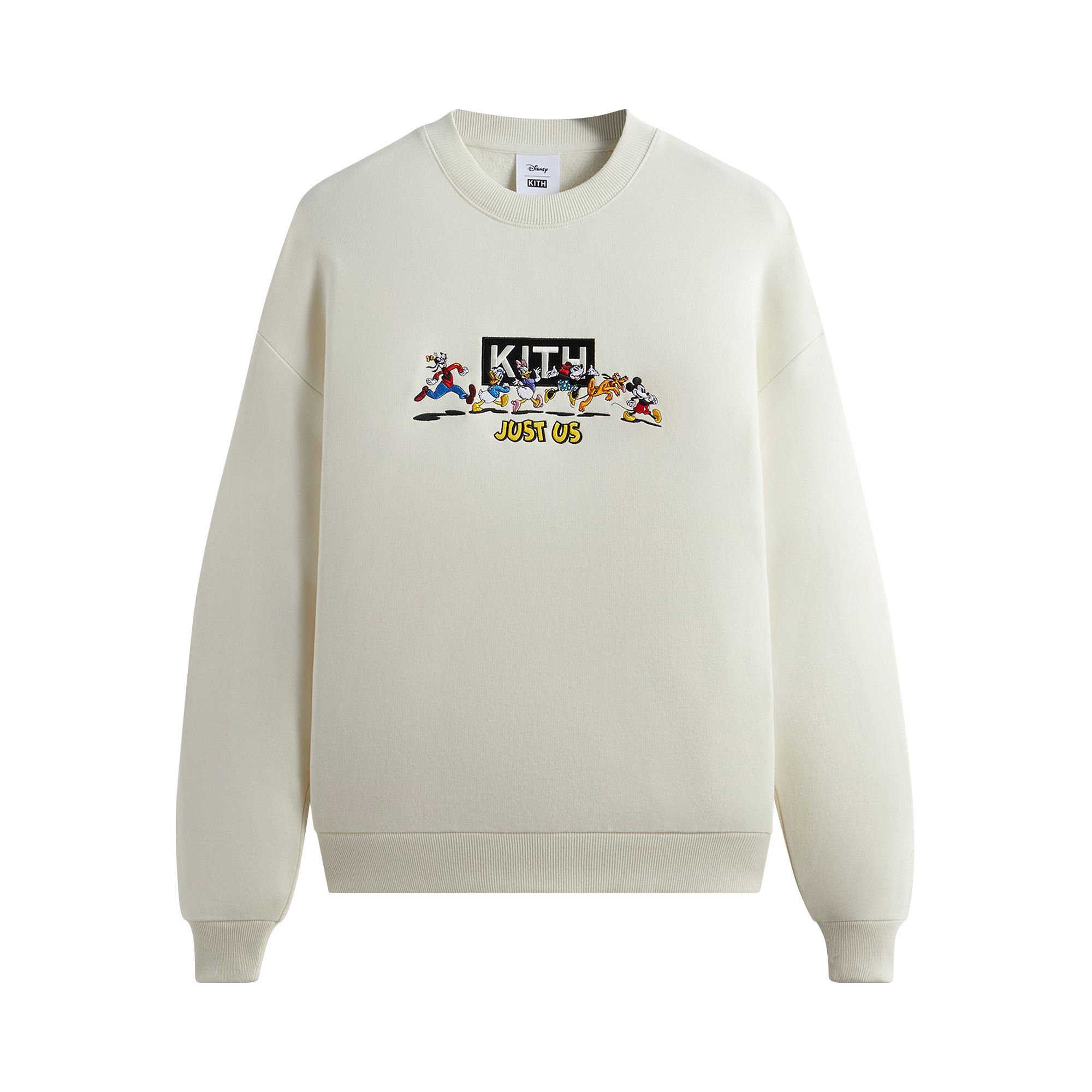 Size xl Kith For Mickey & Friends Family Crewneck 'Sandrift'