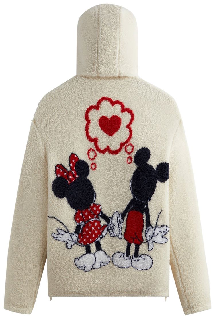 Kith For Mickey  Friends Sherpa Hoodie Sandrift