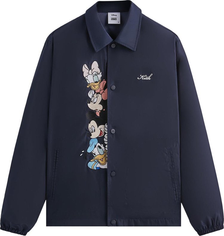 Kith For Mickey  Friends Nylon Coaches Jacket Nocturnal