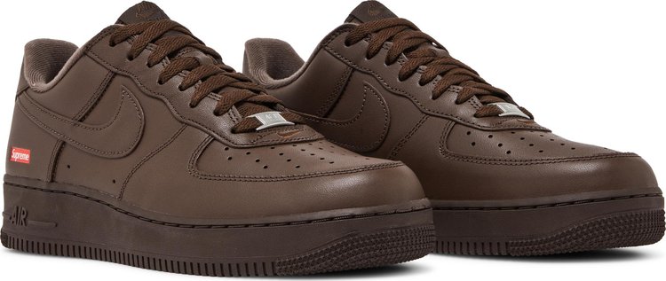 Supreme x Air Force 1 Low Box Logo   Baroque Brown