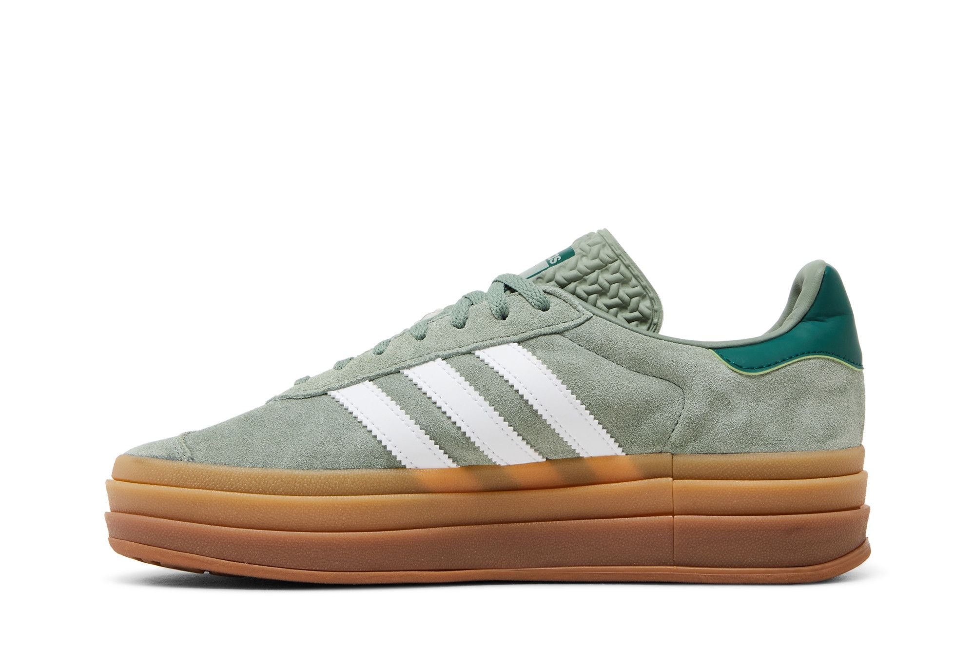 Buy Wmns Gazelle Bold Silver Green Gum ID6998 GOAT