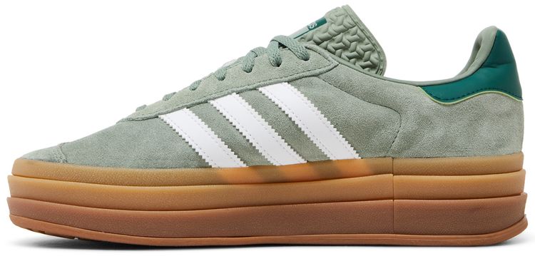 Wmns Gazelle Bold Silver Green Gum