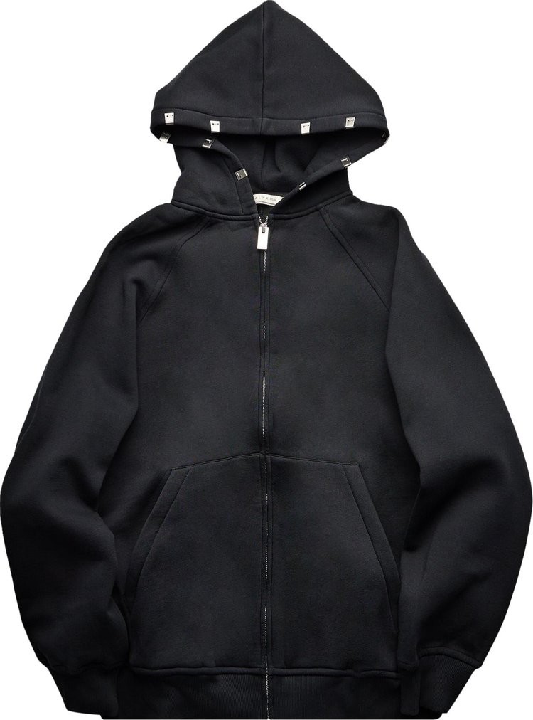 1017 ALYX 9SM Lightercap Hooded Zip Sweatshirt 'Black'