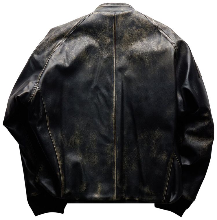 Maison Mihara Yasuhiro PVC Biker Jacket Black