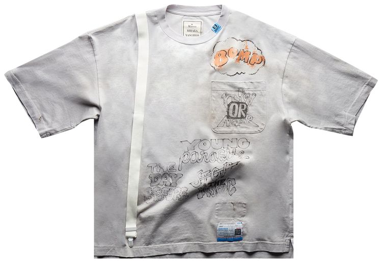 Maison Mihara Yasuhiro Suspender Tee Grey