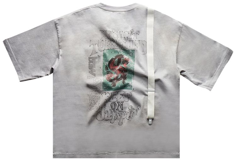 Maison Mihara Yasuhiro Suspender Tee Grey