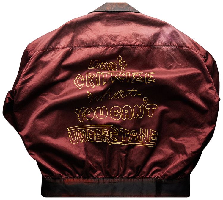Maison Mihara Yasuhiro Car Club Jacket Bordeaux