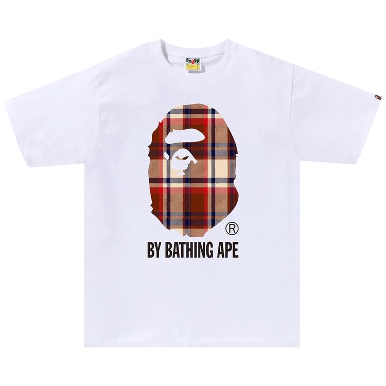 BAPE Check By Bathing Ape Tee White