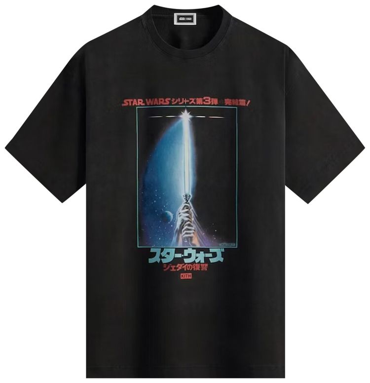 Kith Star Wars Japanese Poster Vintage Tee Black