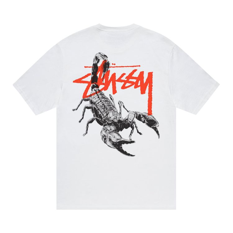 Stussy Scorpion Tee White