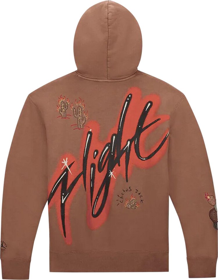 Air Jordan x Travis Scott Hoodie Archaeo Brown