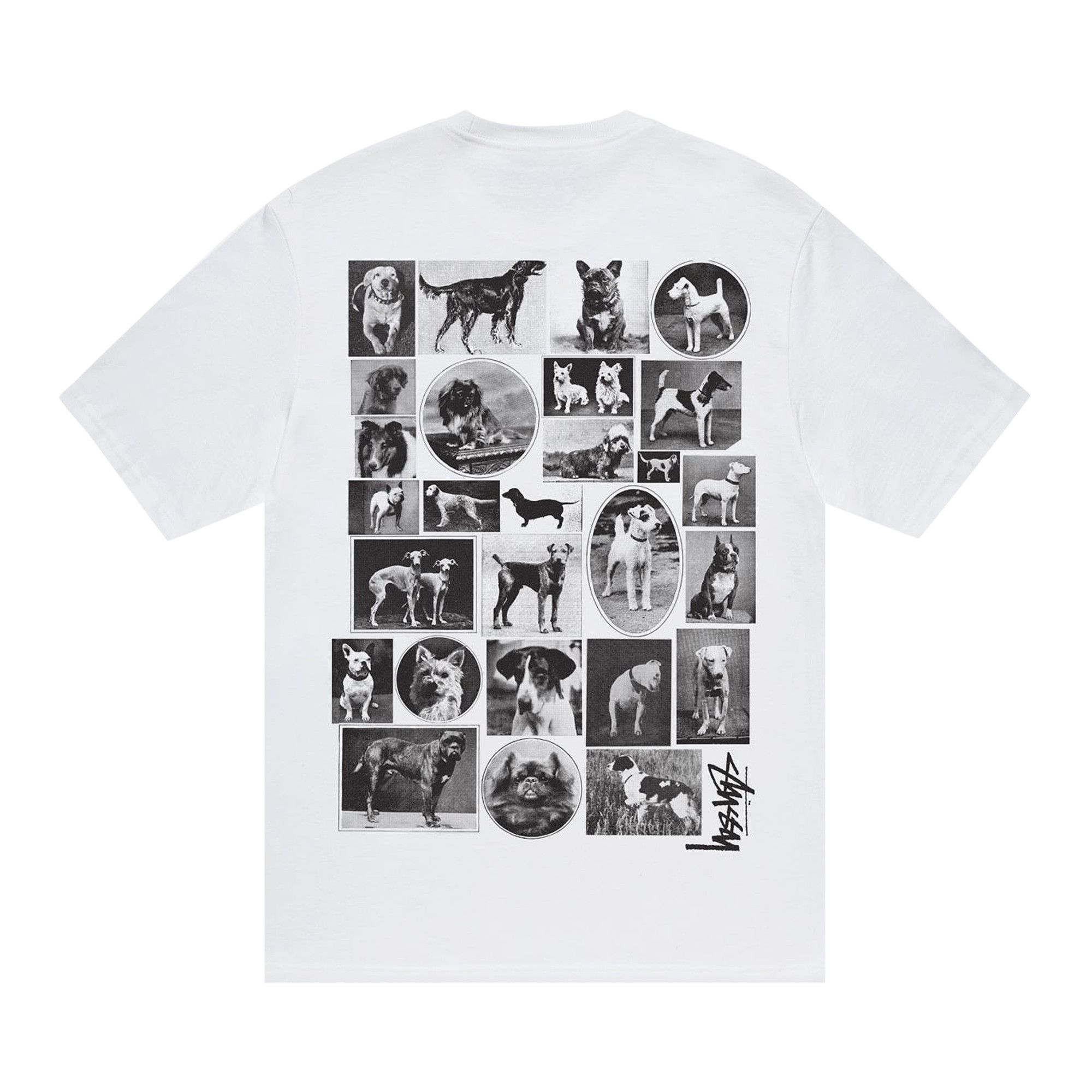 ★韓国の人気★【Stussy】★DOG COLLAGE TEE★ Tシャツ★ Buy Stussy Dog Collage Tee 'White' - 1905017 WHIT | GOAT