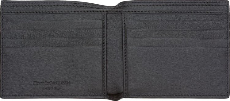 Alexander McQueen Graffiti Billfold Wallet BlackWhite