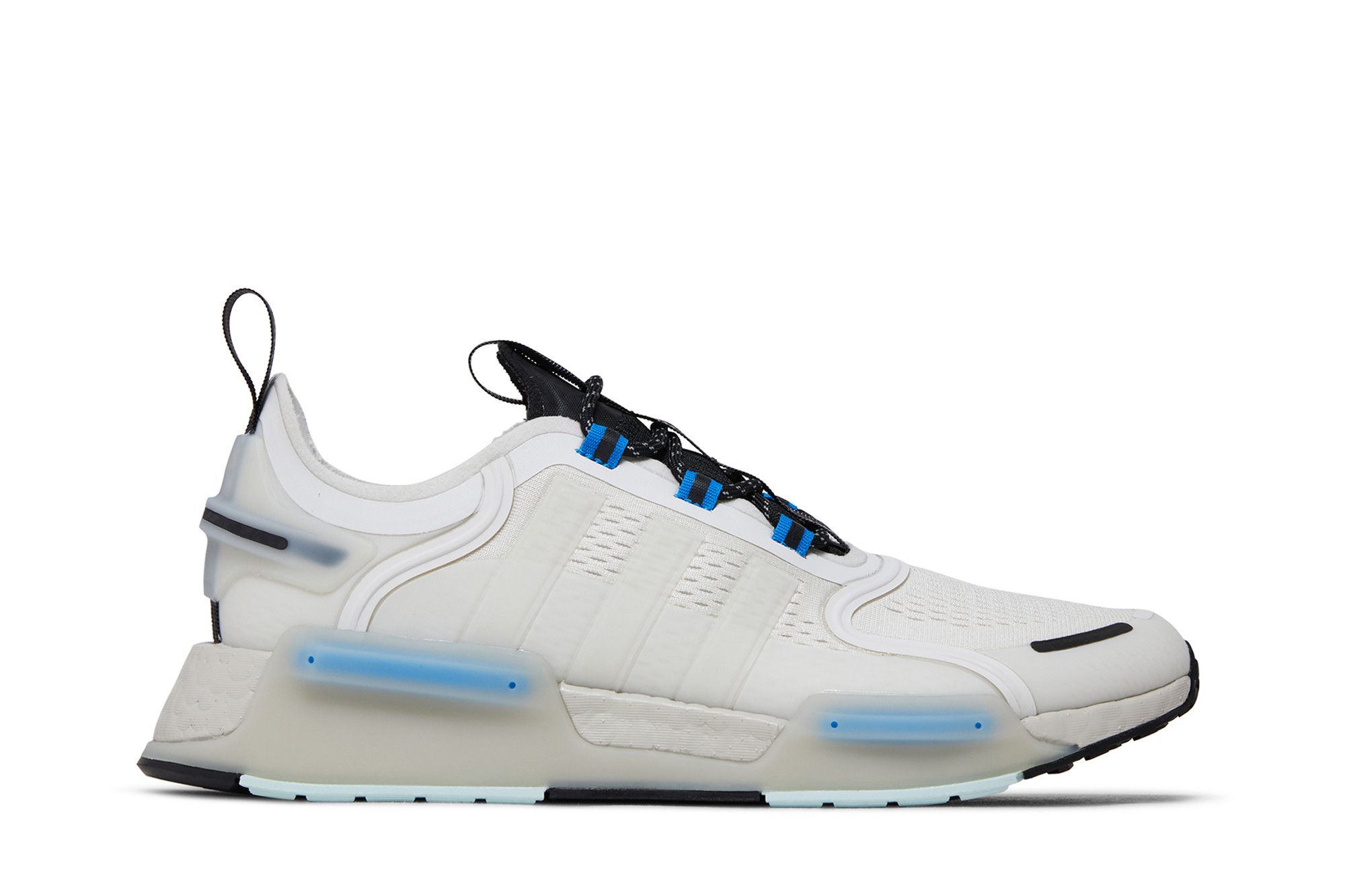 White blue adidas nmd deals