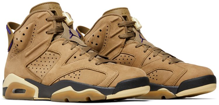 Wmns Air Jordan 6 Retro GORE TEX Brown Kelp