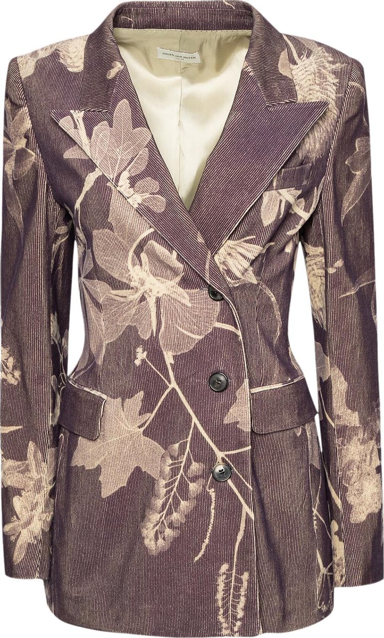 Dries Van Noten Bowy Jacket Purple