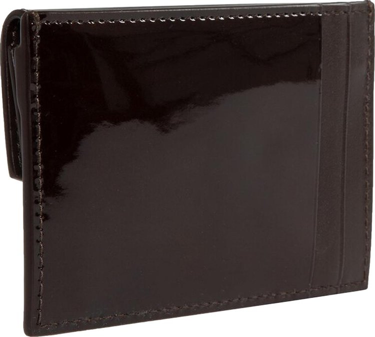 Saint Laurent Uptown Card Case Dark Nut Brown