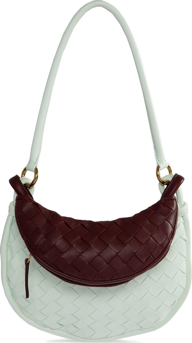 Bottega Veneta Small Gemelli Shoulder Bag GlacierBarolo