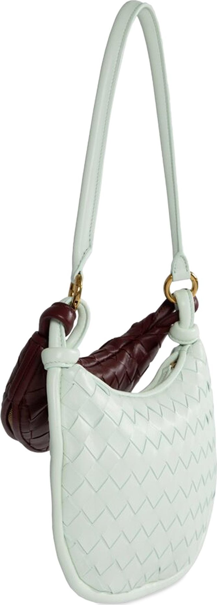 Bottega Veneta Small Gemelli Shoulder Bag GlacierBarolo