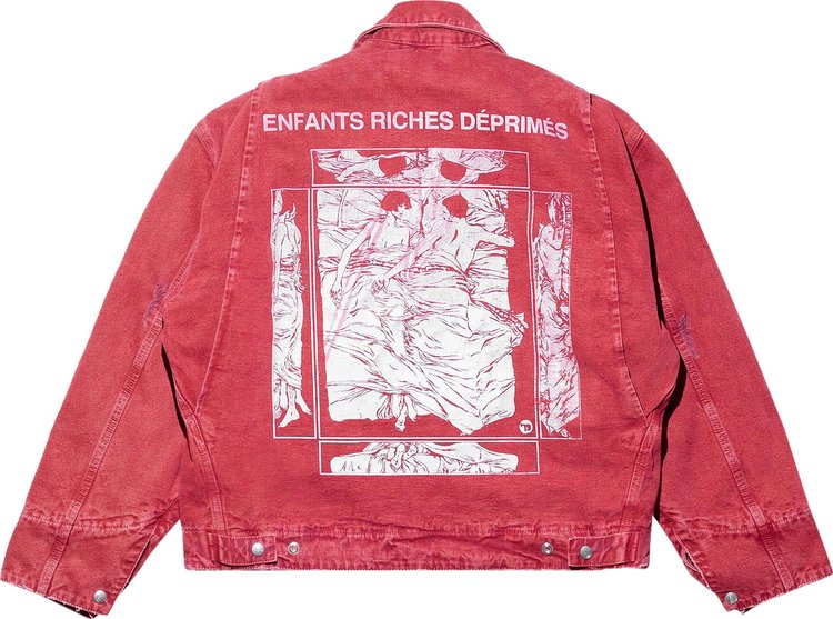 Enfants Riches Deprimes Italian Romance Zip Jacket RedWhite