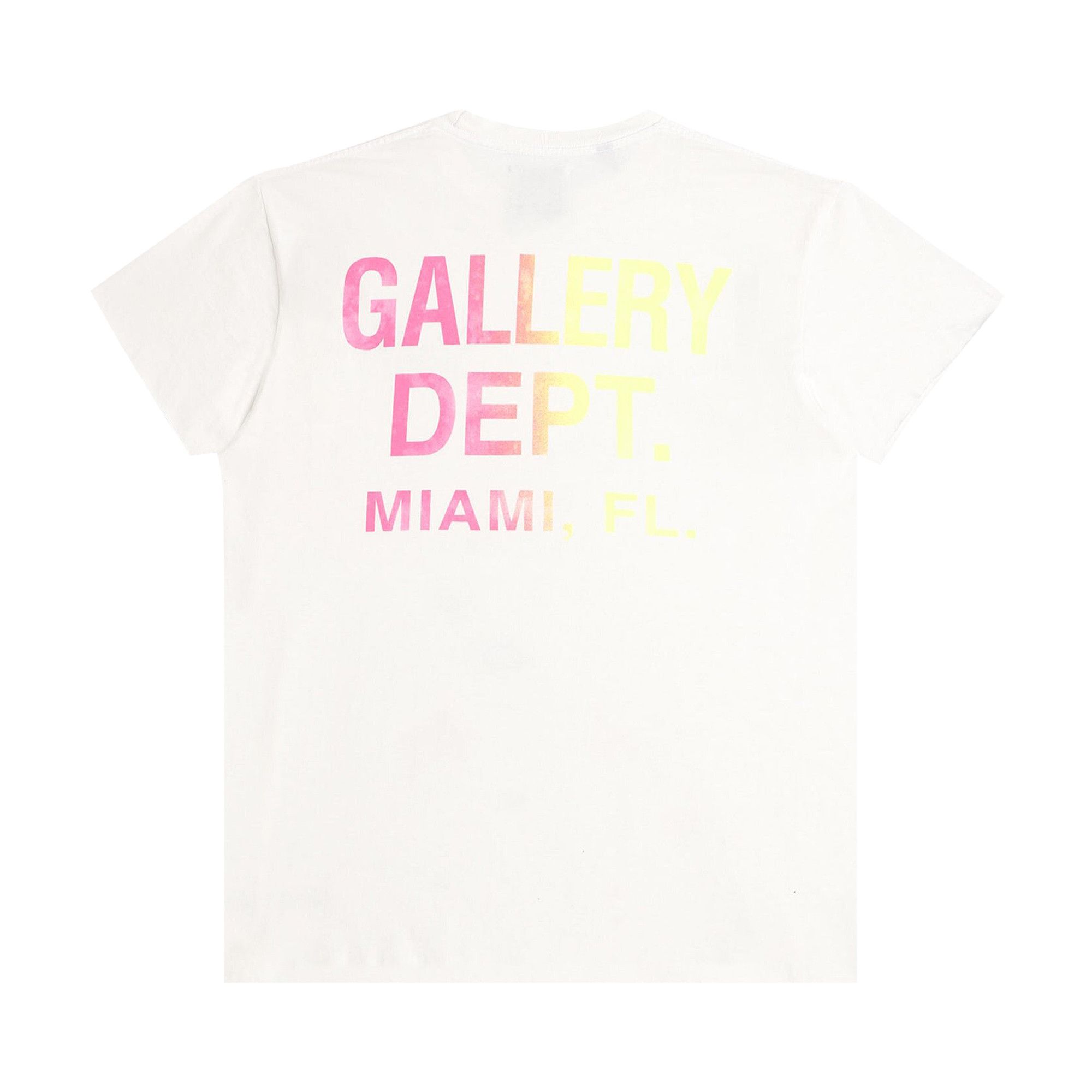 【GALLERY DEPT.】ボードウォークティー Gallery Dept. - Boardwalk Paint-Splattered Logo-Print Cotton