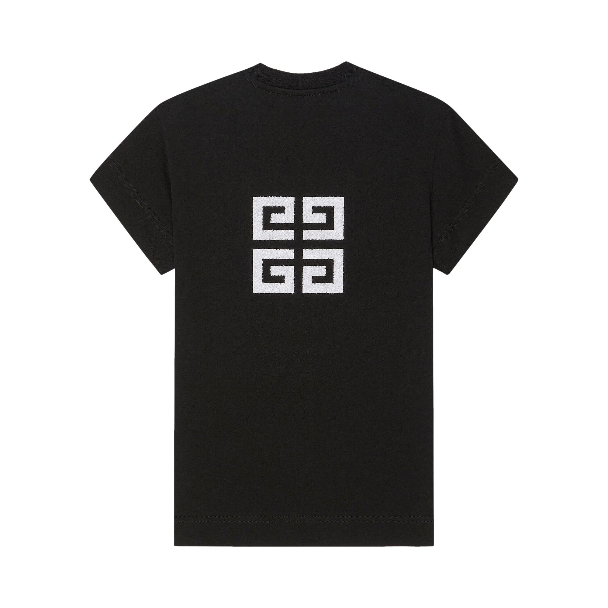 Tシャツ・カットソー GIVENCHY Women Tops BW707Y3Z85 001 BLACK Buy Givenchy Fitted Short-Sleeve T-Shirt 'Black