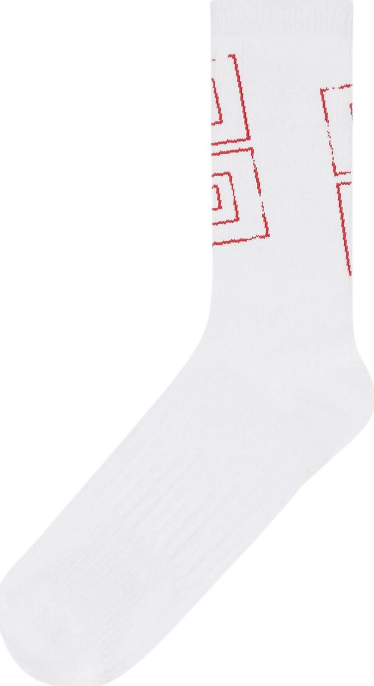 Givenchy Socks WhiteRed