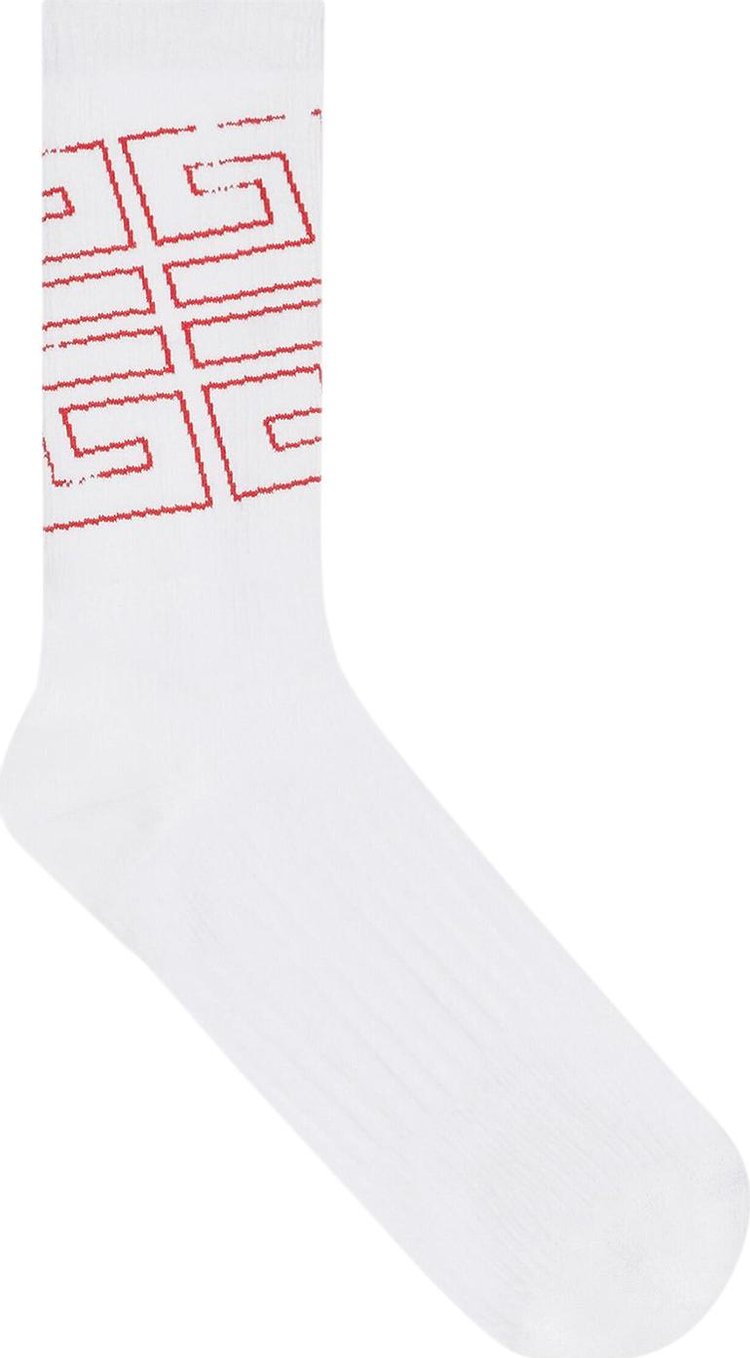 Givenchy Socks 'White/Red'