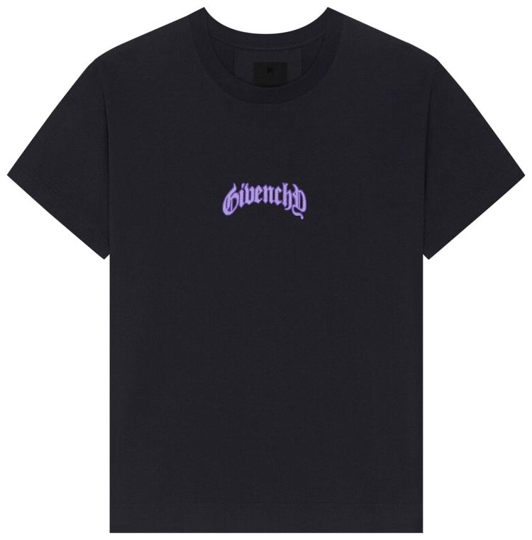 Givenchy Boxy Short Sleeve T Shirt Black