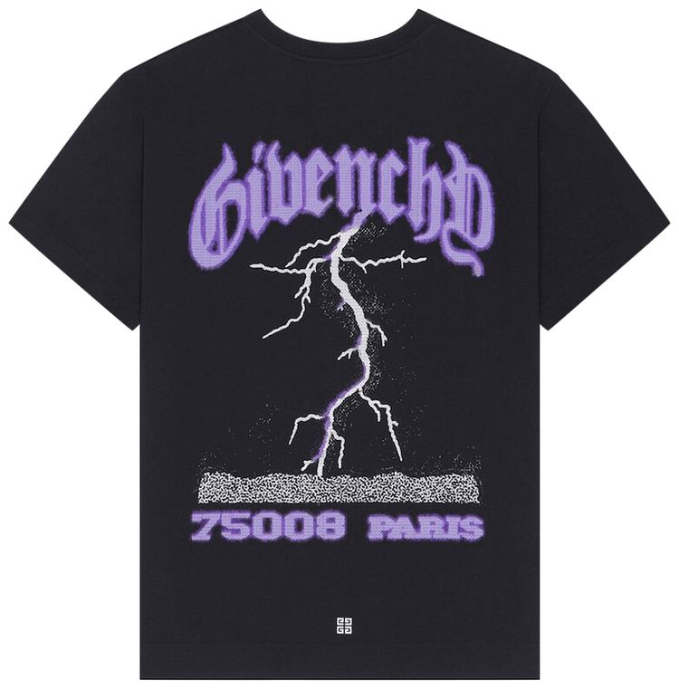 Givenchy Boxy Short Sleeve T Shirt Black