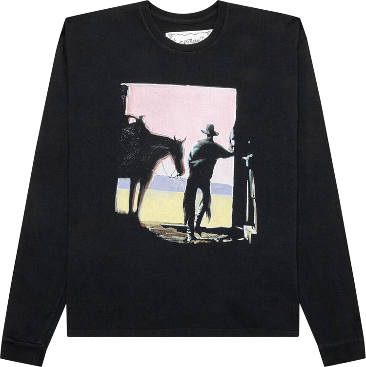 One Of These Days All The Things I Want Today Long-Sleeve 'Washed Black'
